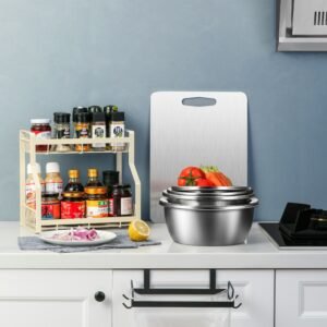 Under-Sink Expandable Storage Shelf Rack