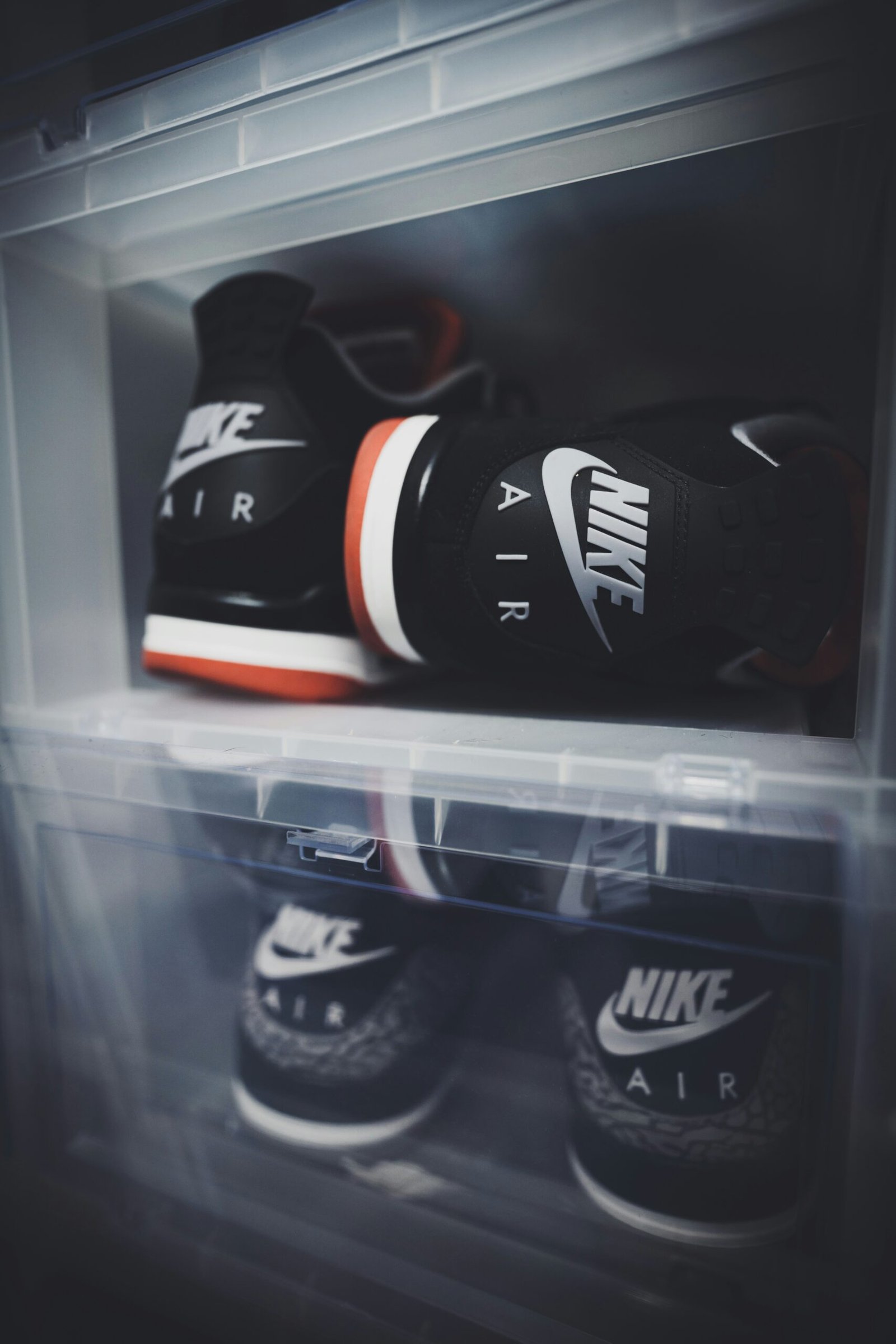 Transparent Stackable Shoe Storage Boxes